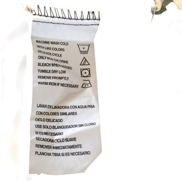 Kathie Lee Collection Multi-Print S/L V-Neck Dress Size 12 - Picture 13 of 16